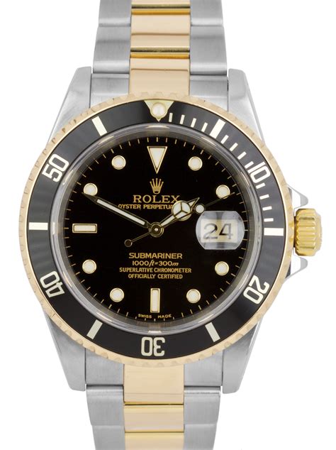 rolex submariner 16613 two tone.